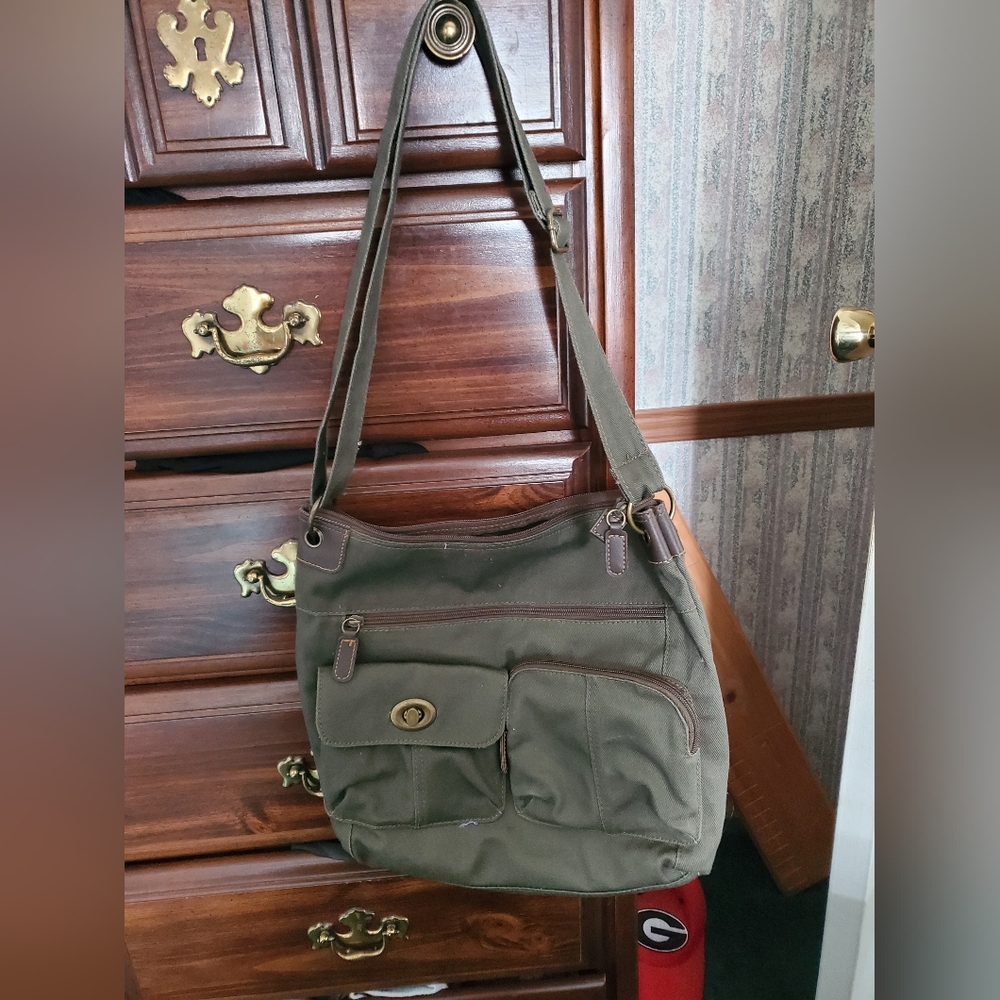 Olive Green Women's Shoulder Bag